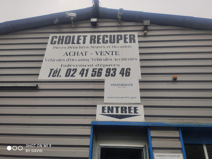 Aperçu des activités de la casse automobile CHOLET RECUPER située à CHOLET (49300)